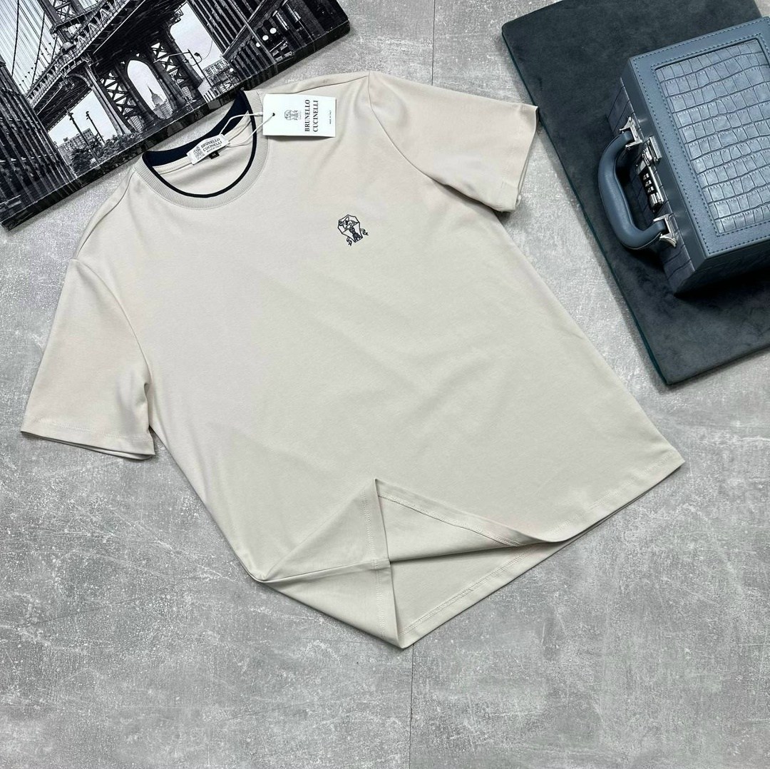 мужская футболка,футболки для мужчин,мужская футболка brunello cucinelli,футболки брендовые,футболка brunello cucinelli