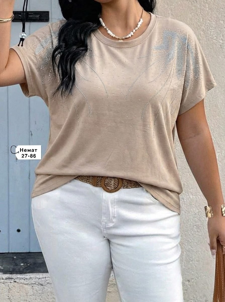 футболка женская,футболки женские больших размеров,футболка нарядная,футболка со стразами,футболки большие размеры