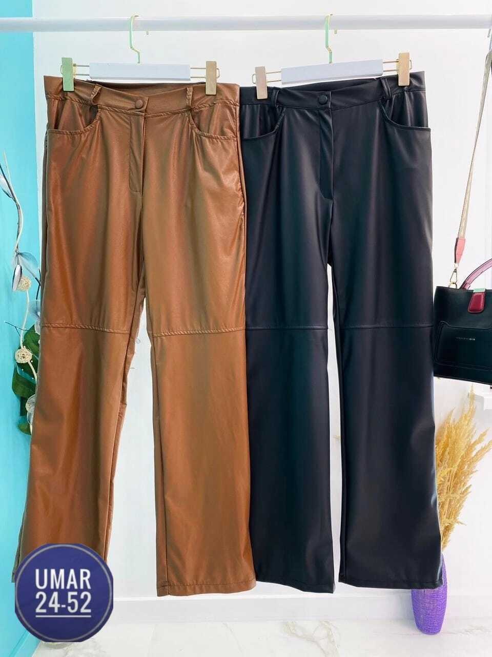 штаны женские ткань кожа,свободные брюки из экокожи,штаны кожаные,женские брюки,брюки кожаные