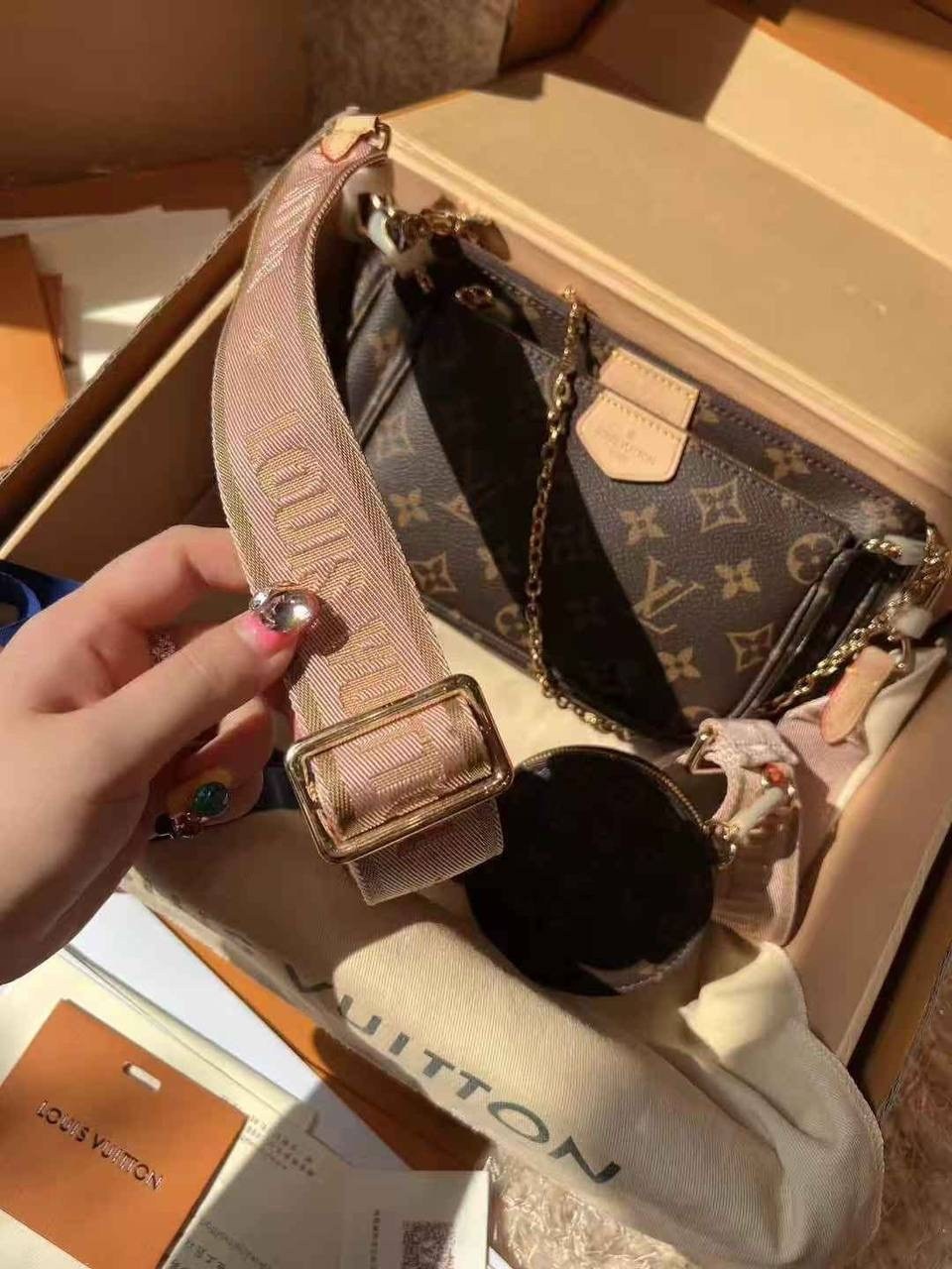 луи виттон сумка,louis vuitton multi pochette,сумка женская louis vuitton,сумка луи виттон 3 в 1 оригинал,сумка луи витон мульти почете оригинал