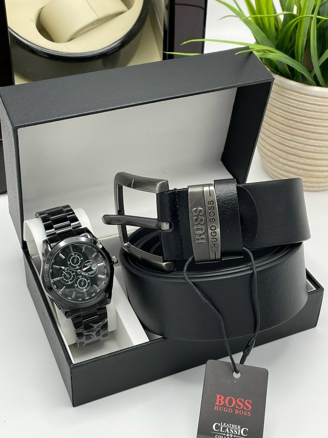 мужской подарочный набор,набор мужской,подарочные наборы для мужчин,подарочный набор часы ремень,набор часы