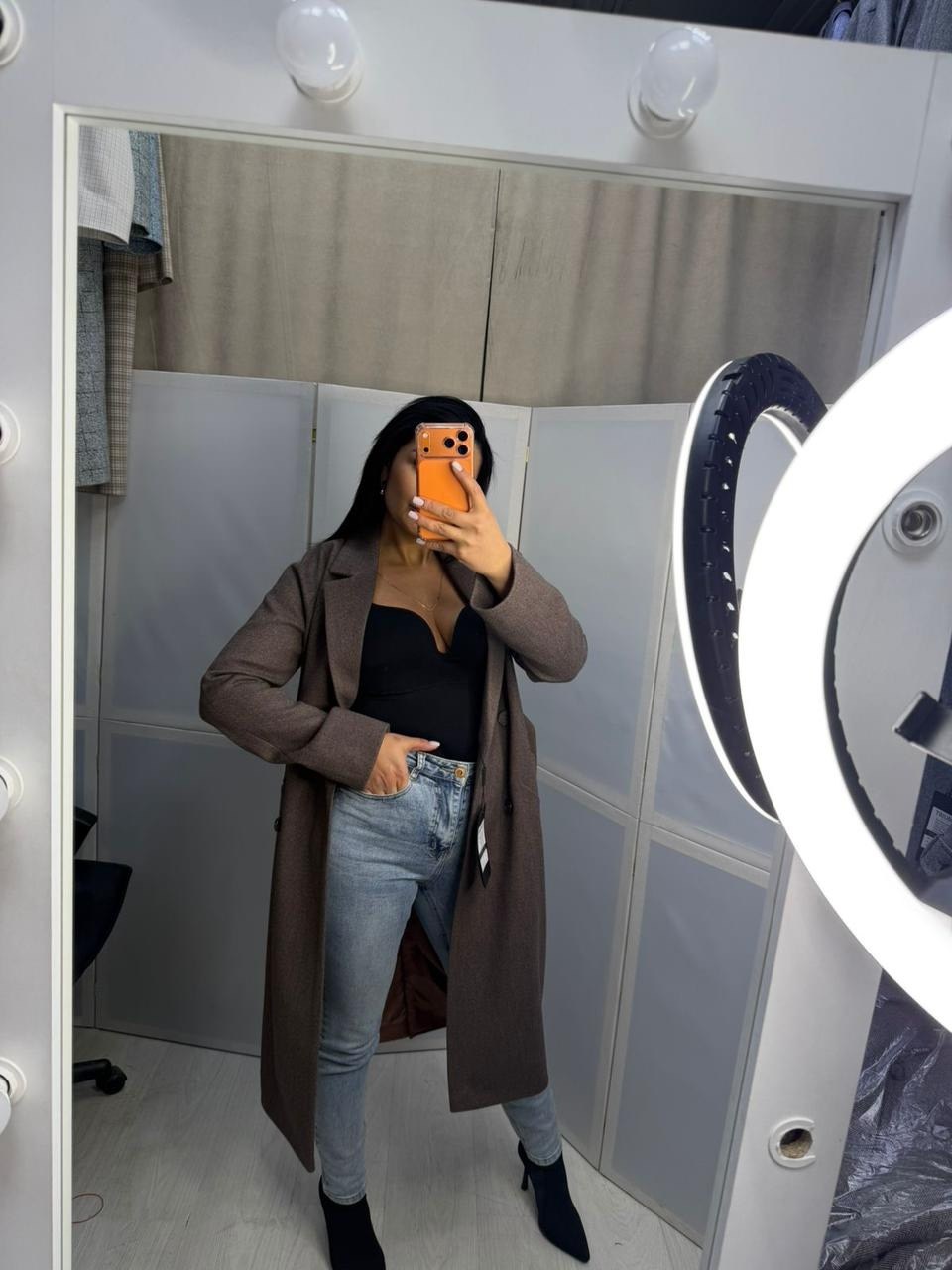 пальто демисезонное кашемировое prs-style,пальто демисезонная,стильное пальто,черное кашемировое оверсайз пальто,длинное пальто женское