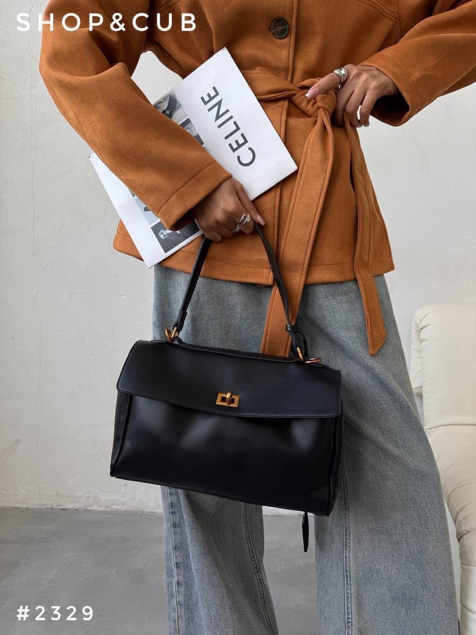 мягкая сумочка,сумка,женская сумка,сумка тоут классическая на плечо 32cm la timoo цвет черный,сумка женская через плечо