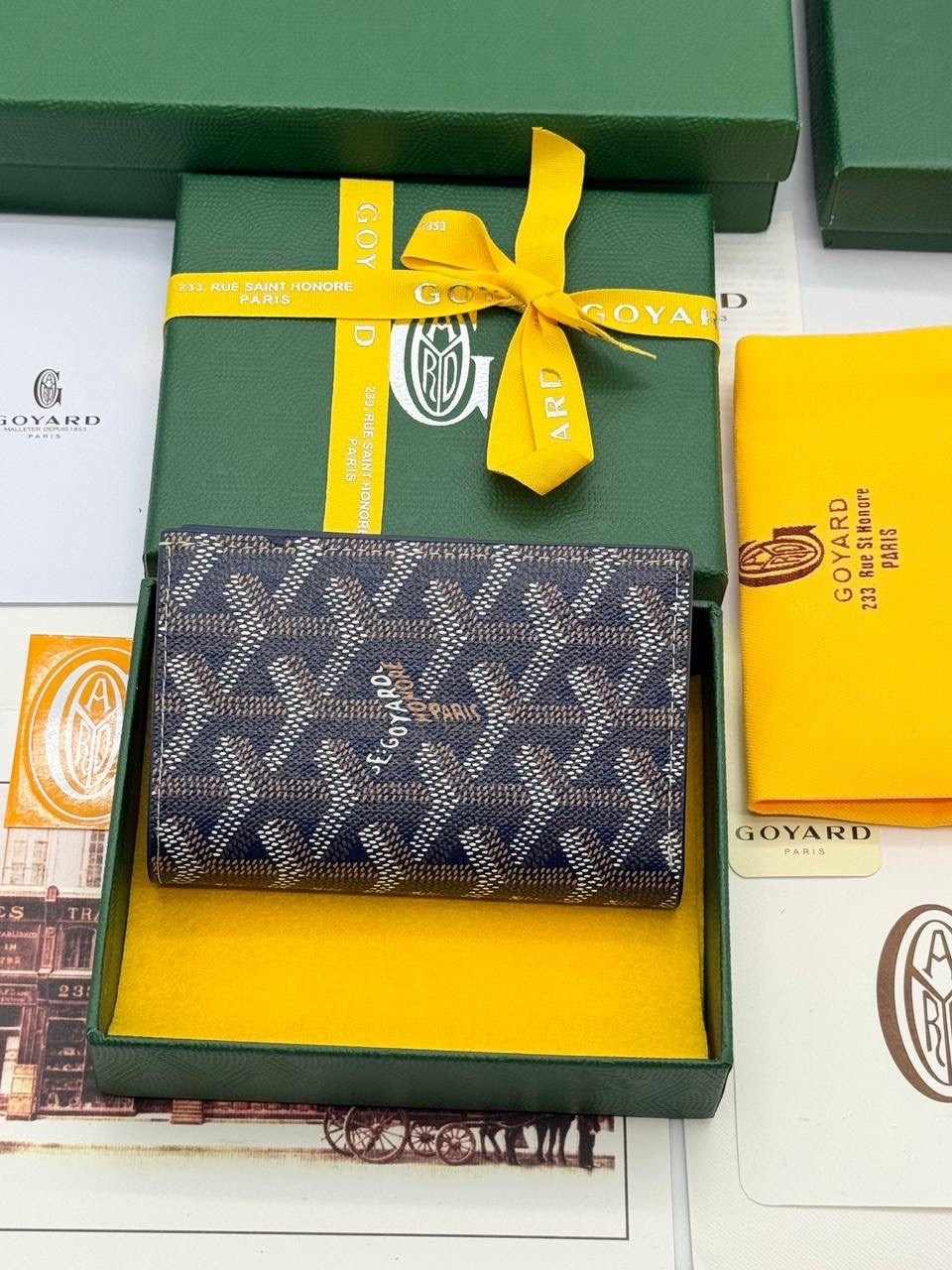 кошелек goyard,goyard кошелек зеленый,goyard wallet,мужские кошельки,брендовые вещи