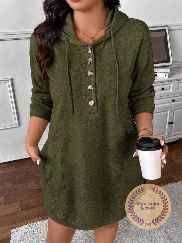 платье с капюшоном,платье толстовка с капюшоном,платье женское повседневное толстовка,платье с капюшоном и карманами,платье с капюшоном и длинным рукавом
