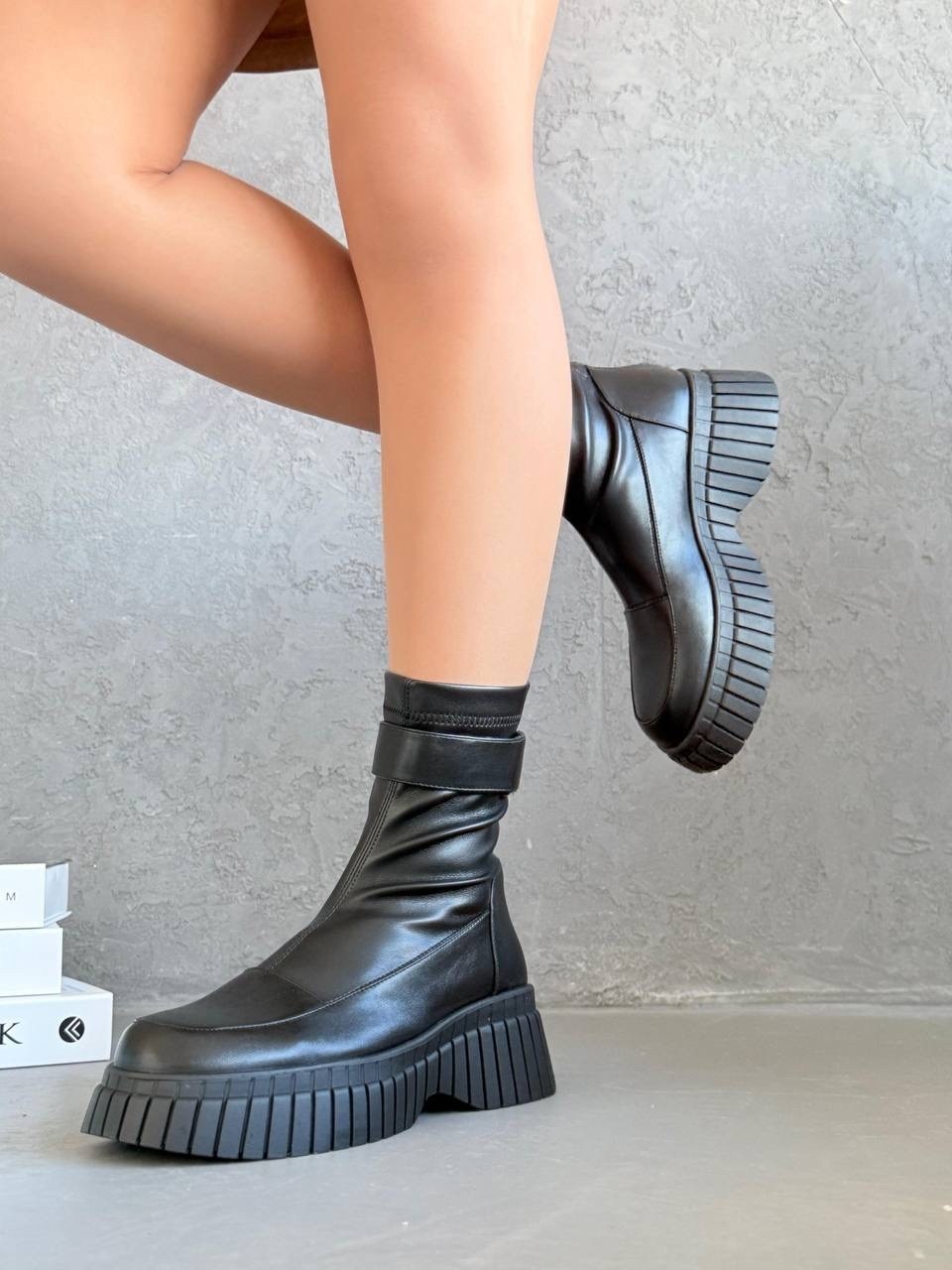 женские ботинки,,женская ,ботинки на платформе,ботинки демисезонные на высокой платформе matmazel