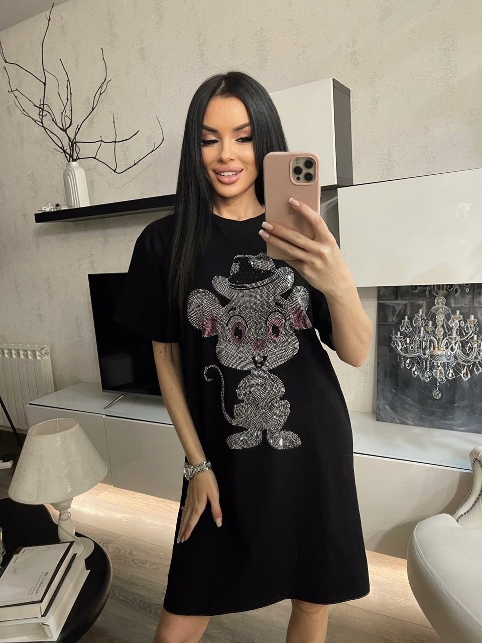 платье женская,женская футболка,платье,футболка со стразами,футболка оверсайз со стразам