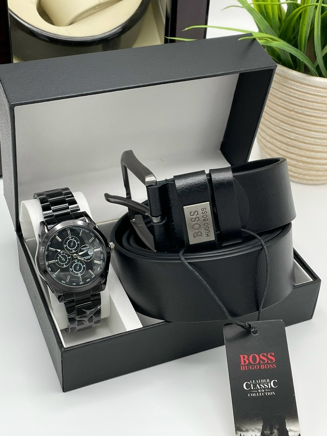 мужской подарочный набор,набор мужской,подарочные наборы для мужчин,подарочный набор часы ремень,набор часы