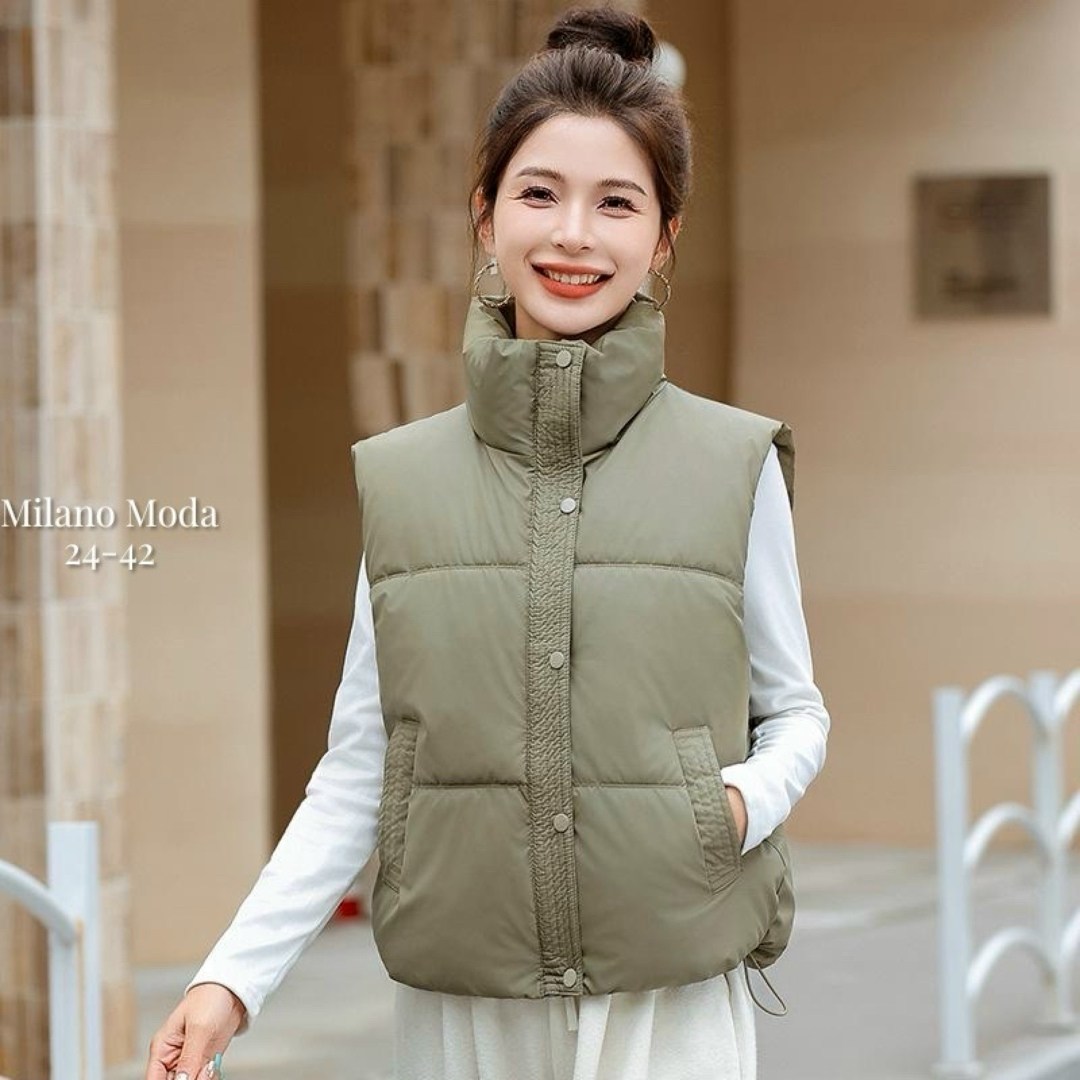 куртка модная,женский короткий пуховой жилет,теплый жилет,женские жилеты,жилет с воротником