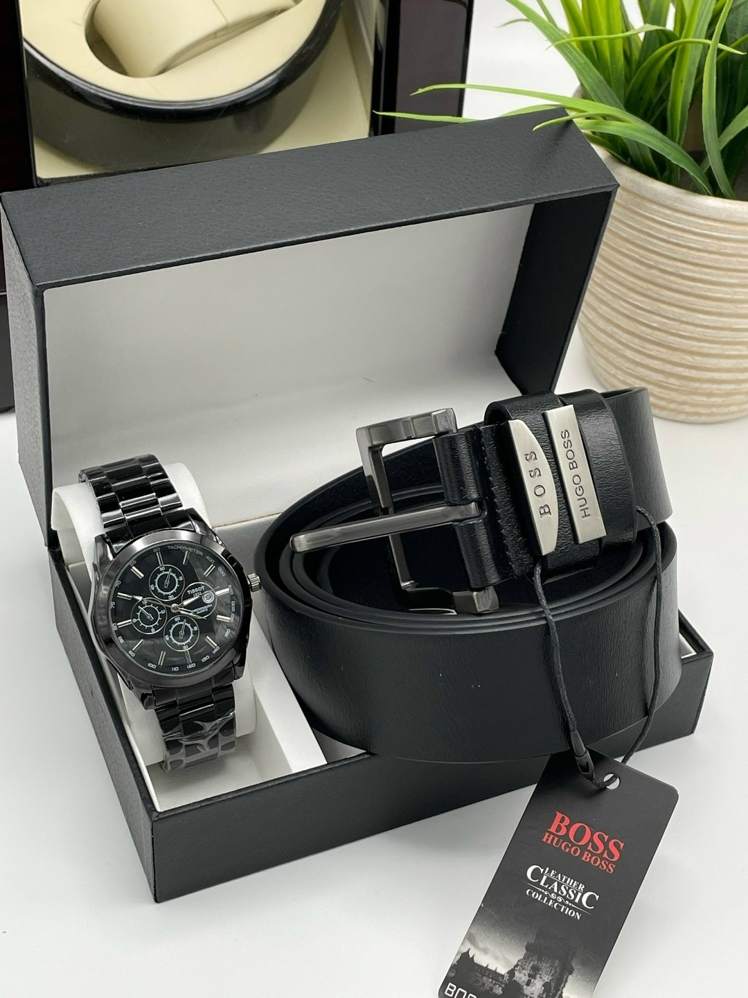 мужской подарочный набор,набор мужской,подарочные наборы для мужчин,подарочный набор часы ремень,набор часы