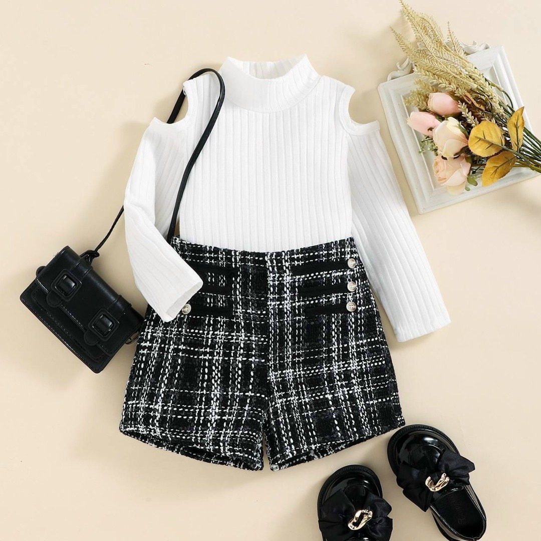 комплект одежды для маленьких девочек,комплект осенней одежды для маленьких девочек,комплект одежды для девочек,комплект одежды для маленьких девочек из двух,комплект одежды для детей