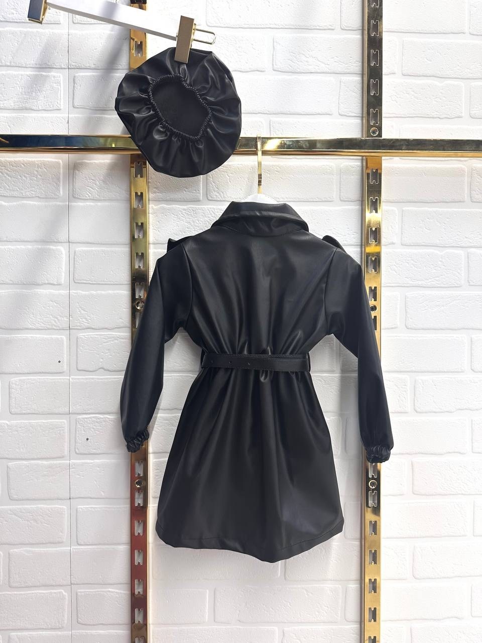 куртка кожаная для девочки,детское пальто для девочек,кожаный детский плащ,пальто для девочек,плащ для девочек