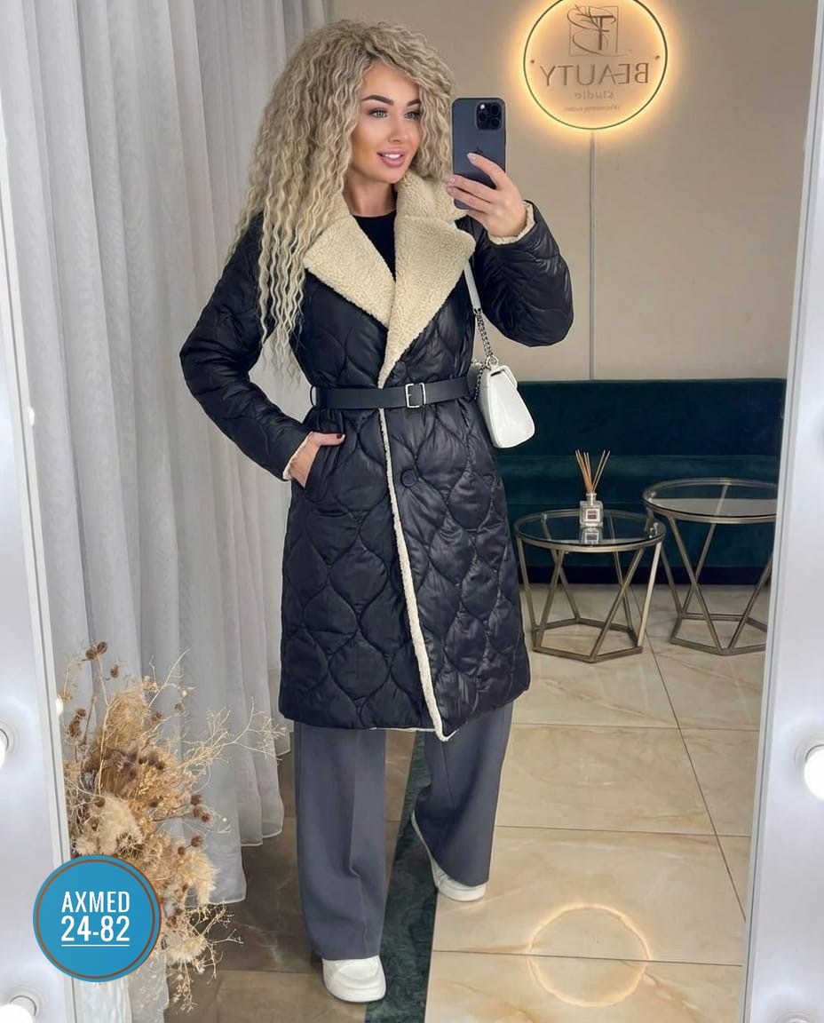 пальто демисезонное стёганное ellina,пальто женское,пальто стеганое,пальто женское стеганое,зимнее стеганое пальто