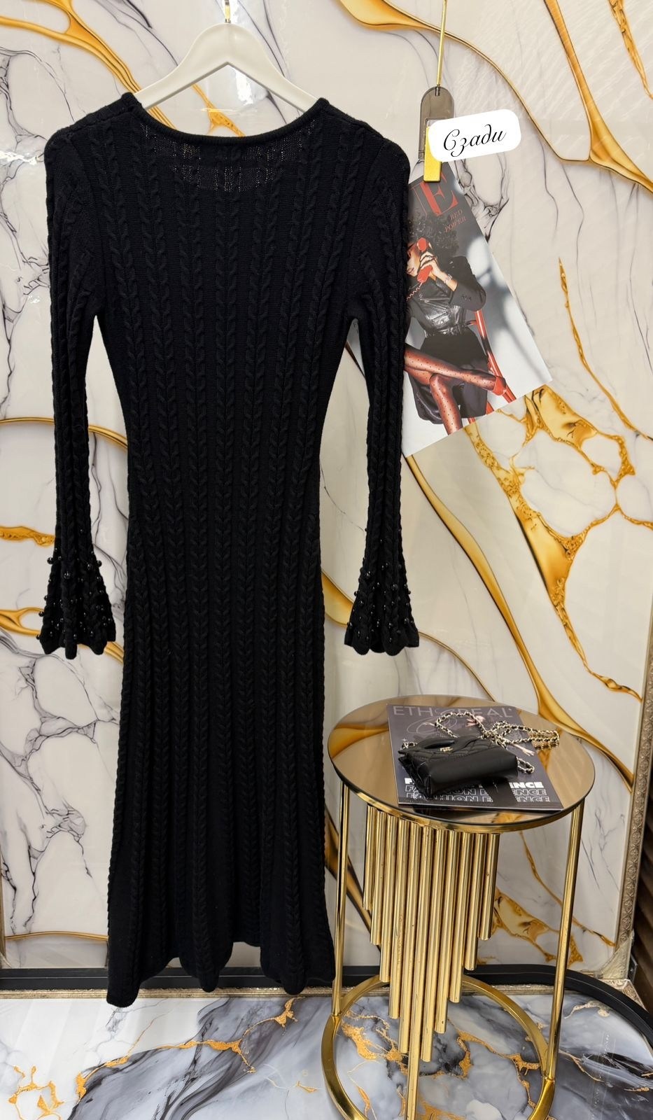 трикотажное платье,платье женское,платье,трикотажное платье черное,шерстяное платье