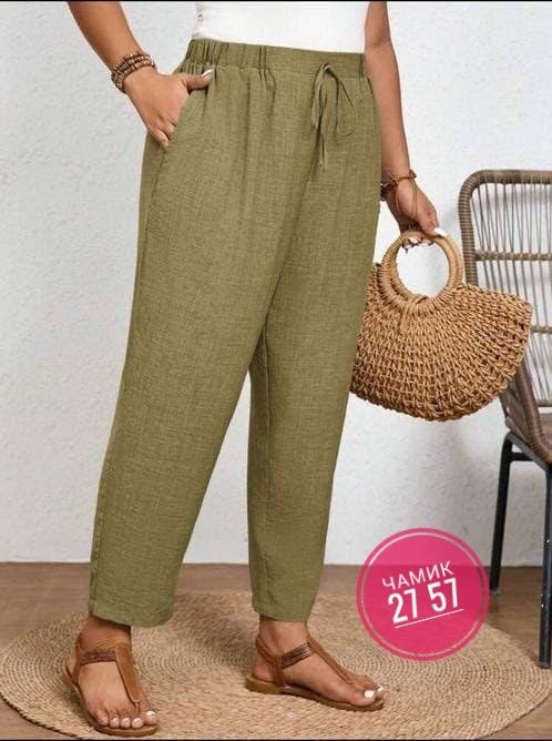 брюки женские широкие,брюки женские летние,женские брюки большие размеры,брюки ollsy 4016 голубой,летние брюки