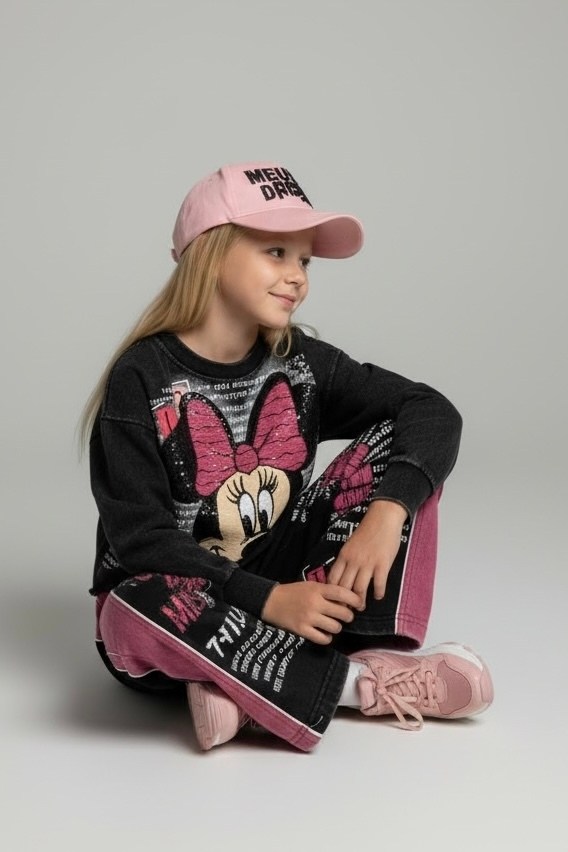 cвитшот для девочки,свитшот и брюки для девочки,брюки для девочек,брюки для девочки playtoday,брюки трикотажные для девочек