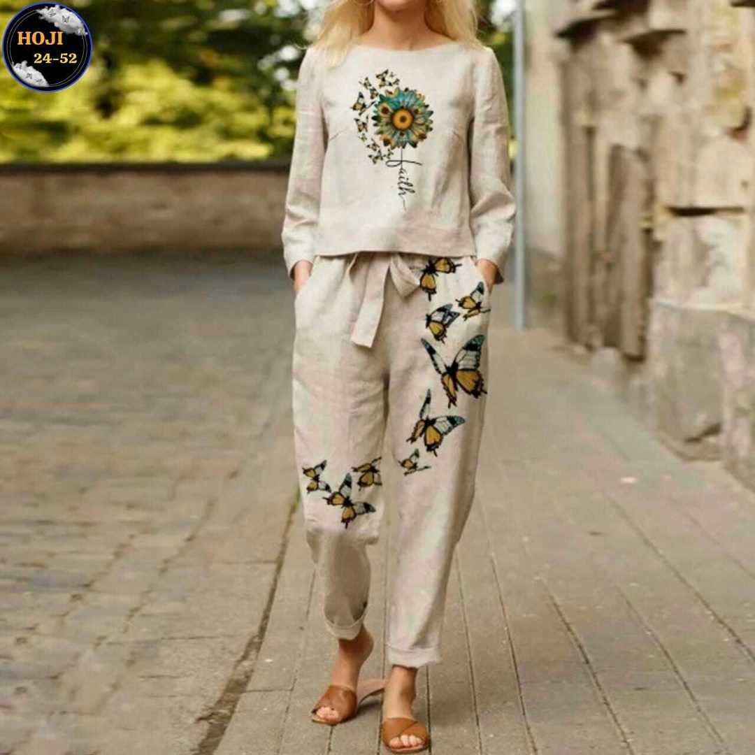 костюм из льна женский летний,женские летние костюмы,льняной костюм женский,льняной костюм с брюками,модные костюмы