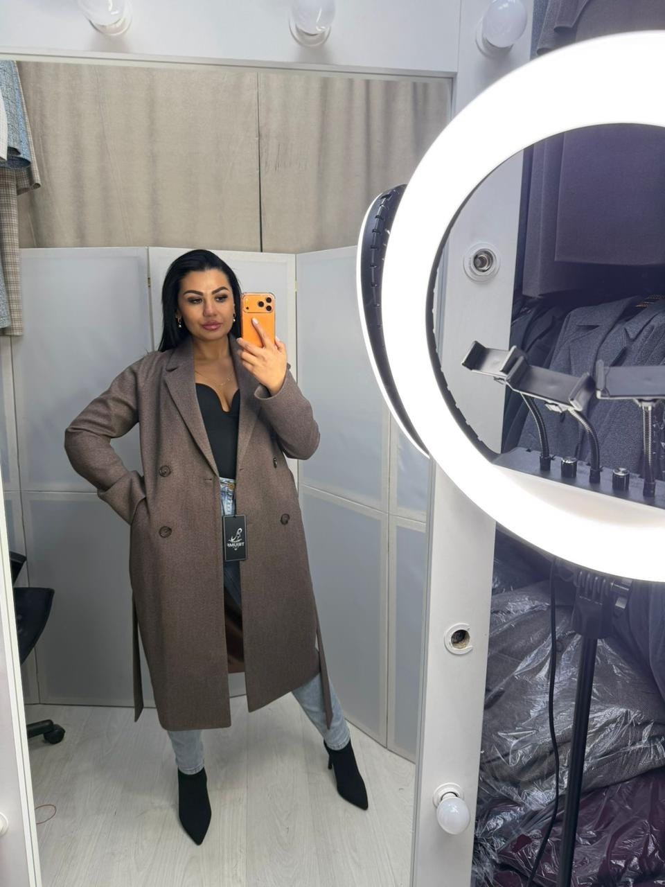 пальто демисезонное кашемировое prs-style,пальто демисезонная,стильное пальто,черное кашемировое оверсайз пальто,длинное пальто женское