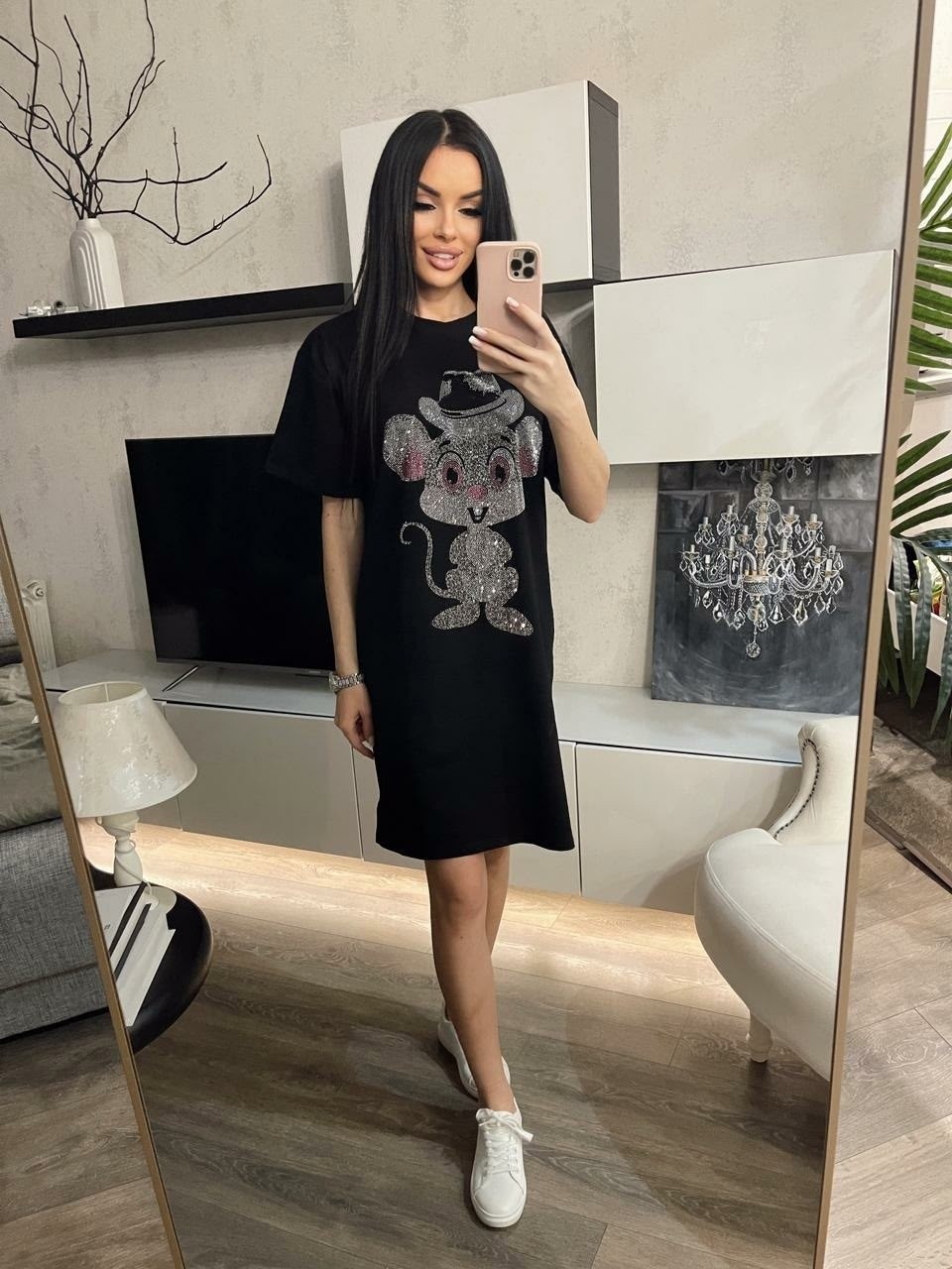 платье женская,женская футболка,платье,футболка со стразами,футболка оверсайз со стразам