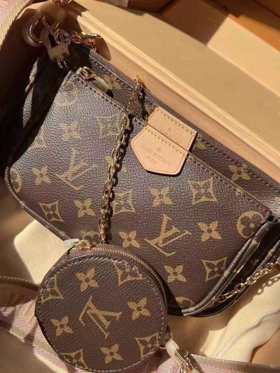 луи виттон сумка,louis vuitton multi pochette,сумка женская louis vuitton,сумка луи виттон 3 в 1 оригинал,сумка луи витон мульти почете оригинал