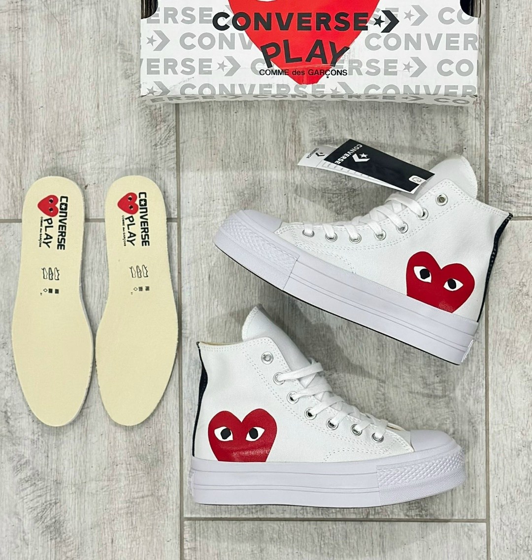 converse comme des garcons,конверсы comme des garcons,comme des garcons play x converse chuck taylor,converse x comme des garcons кеды,14 comme des garcons кроссовки