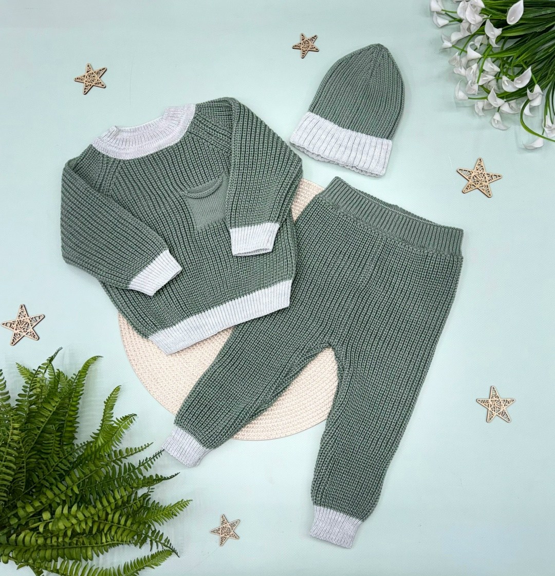 шерстяные костюмы для малышей,вязаный костюм для новорожденного малыша жанэт,штанишки для новорожденного,вязаный комплект,вязаный костюм тройка для новорожденного малыша утепленный жанэт