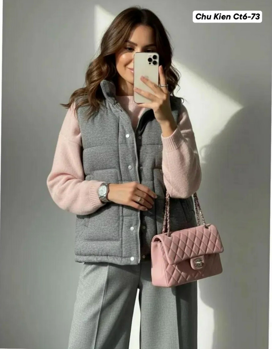 жилетка утепленная оверсайз безрукавка lsl цвет серый меланж,жилетка утепленная оверсайз безрукавка lsl 277328785,жилетка женская,женские жилеты,утепленная жилетка