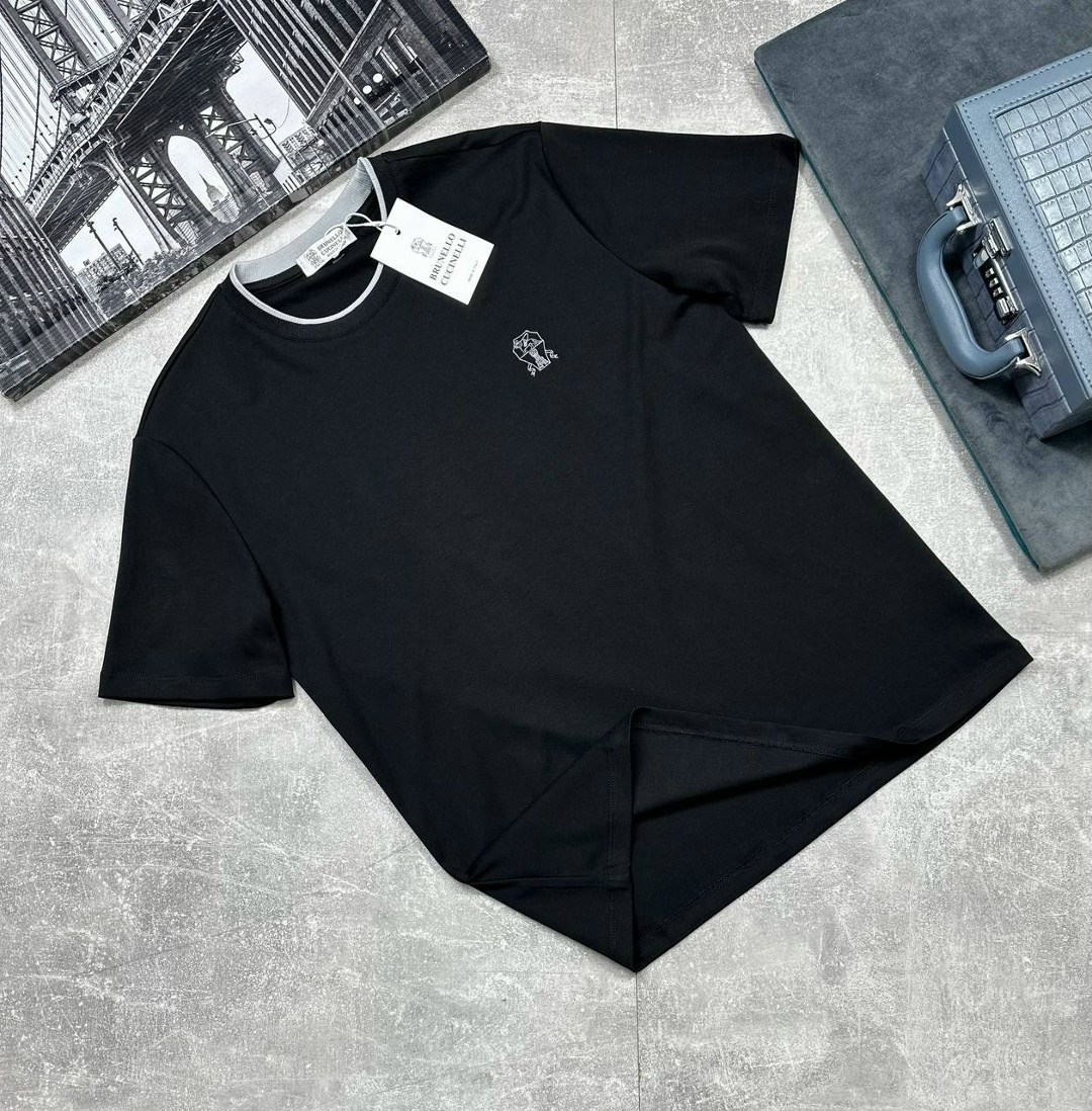 мужская футболка,футболки для мужчин,мужская футболка brunello cucinelli,футболки брендовые,футболка brunello cucinelli