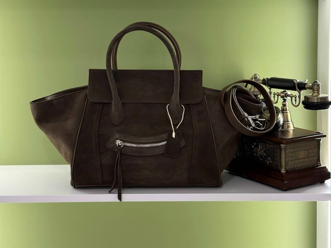 замшевая сумка celine phantom шоппер,замшевые сумки,большая замшевая сумка селин,сумка,сумка женская замшевая