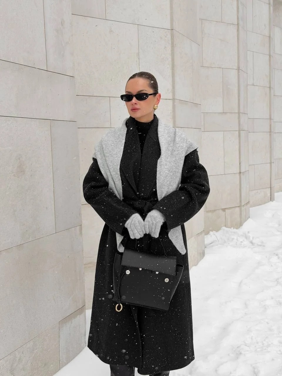 пальто женское,черное пальто,шерстяное пальто,пальто зимнее оверсайз,пальто