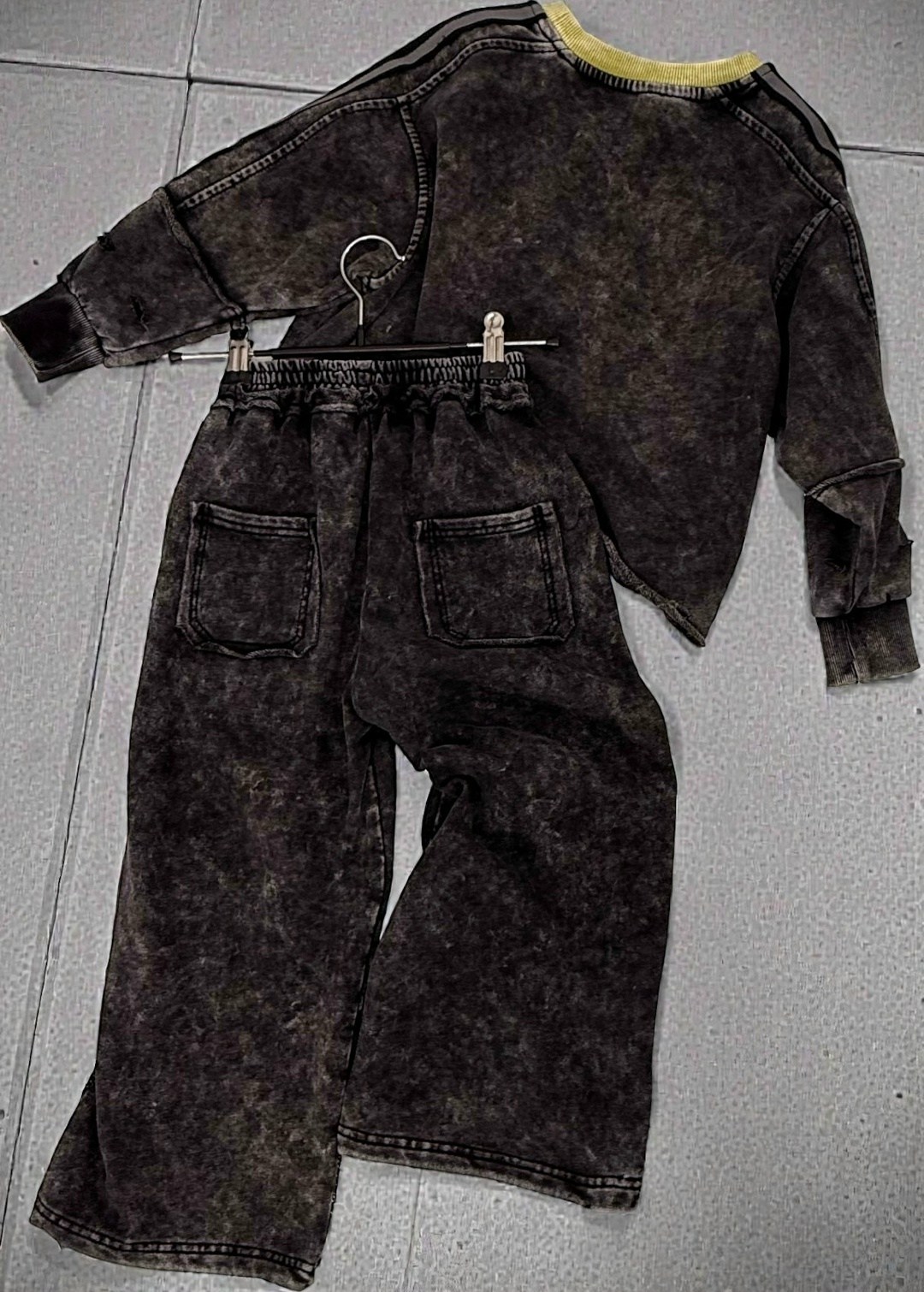 толстовка для девочек,стильный свитшот,комплект для девочек (джемпер, брюки) серый с кроликом,детский костюм,брюки для девочек