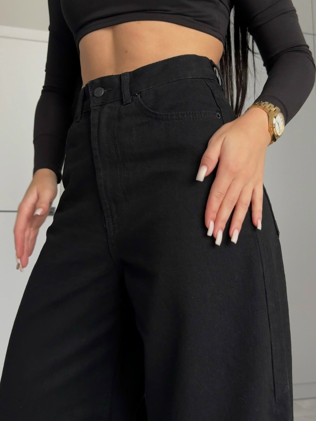 джинсы чёрные,широкие чёрные джинсы,джинсы трубы,женские джинсы,джинсы женские широкие