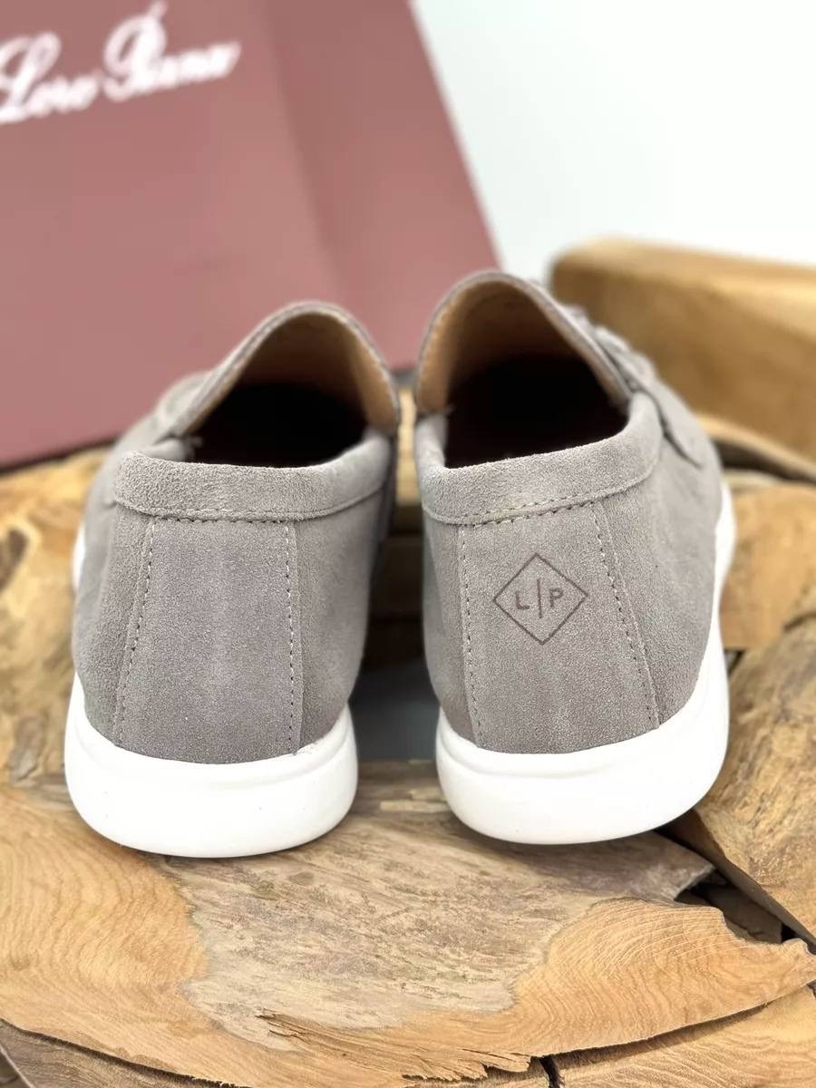 женские замшевые серые лоферы loro piana open walk,замшевые лоферы loro piana,лоферы женские loro piana,лоферы loro piana,серые женские лоферы loro piana