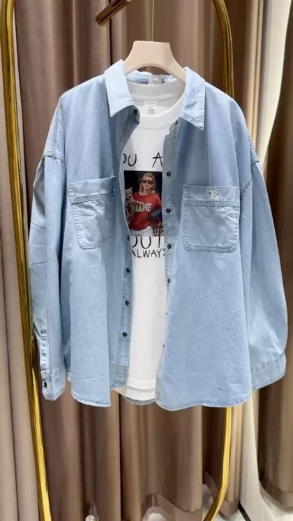 мужская джинсовая рубашка с длинными рукавами,джинсовая рубашка,рубашка мужская джинсовая,джинсовая рубашка с длинным рукавом,джинсовая рубашка оверсайз