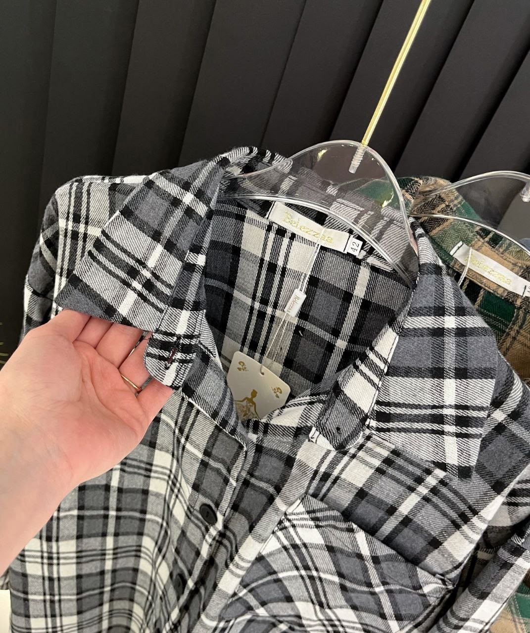 рубашка женская оверсайз в клетку,рубашка в клетку женская,женская рубашка,рубашка в клетку,рубашка в клетку с майкой beststyle