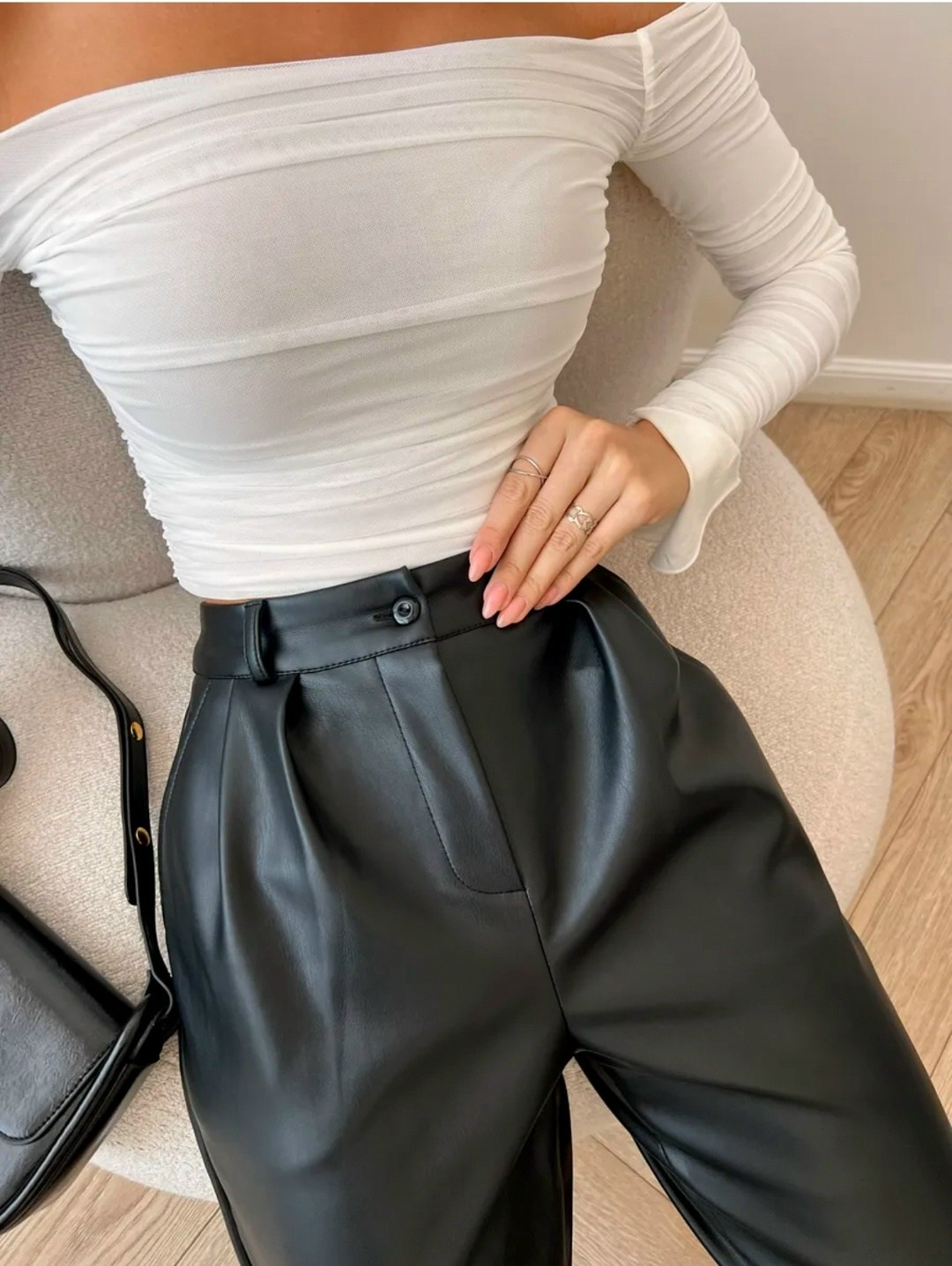 женские кожаные брюки,кожаные брюки,кожаные штаны,брюки из искусственной кожи,брюки из искусственной кожи с высокой талией