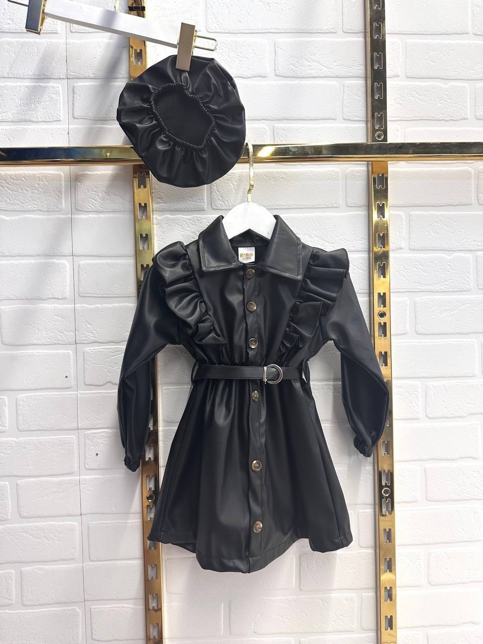 куртка кожаная для девочки,детское пальто для девочек,кожаный детский плащ,пальто для девочек,плащ для девочек