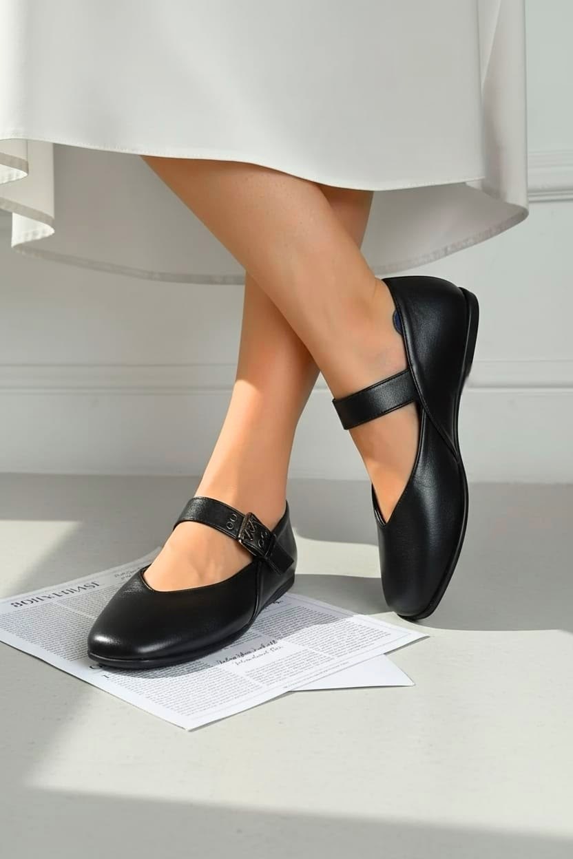 балетки черные, повседневные,женская ,балетки кожаные,туфли балетки