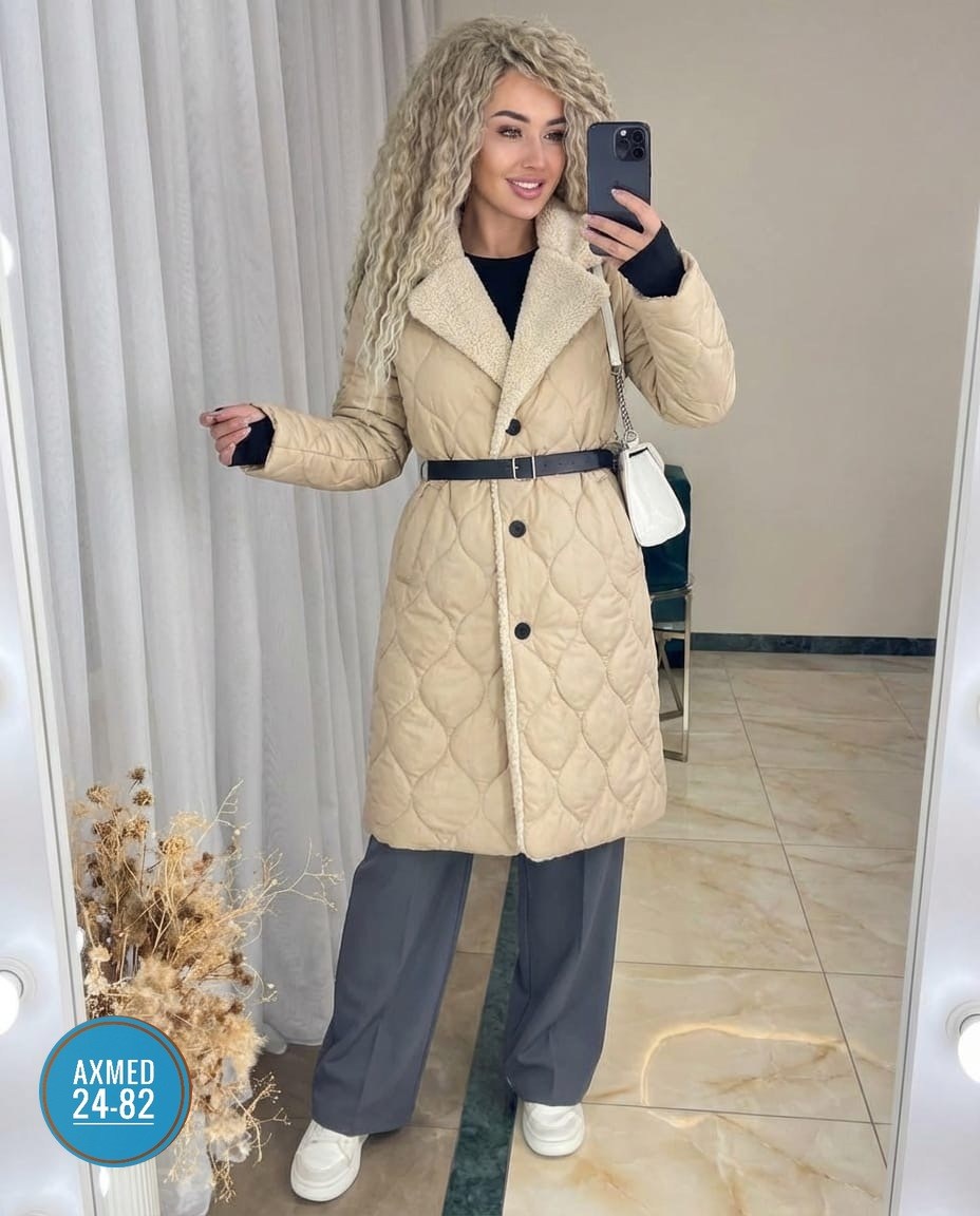 пальто демисезонное стёганное ellina,пальто женское,пальто стеганое,пальто женское стеганое,зимнее стеганое пальто