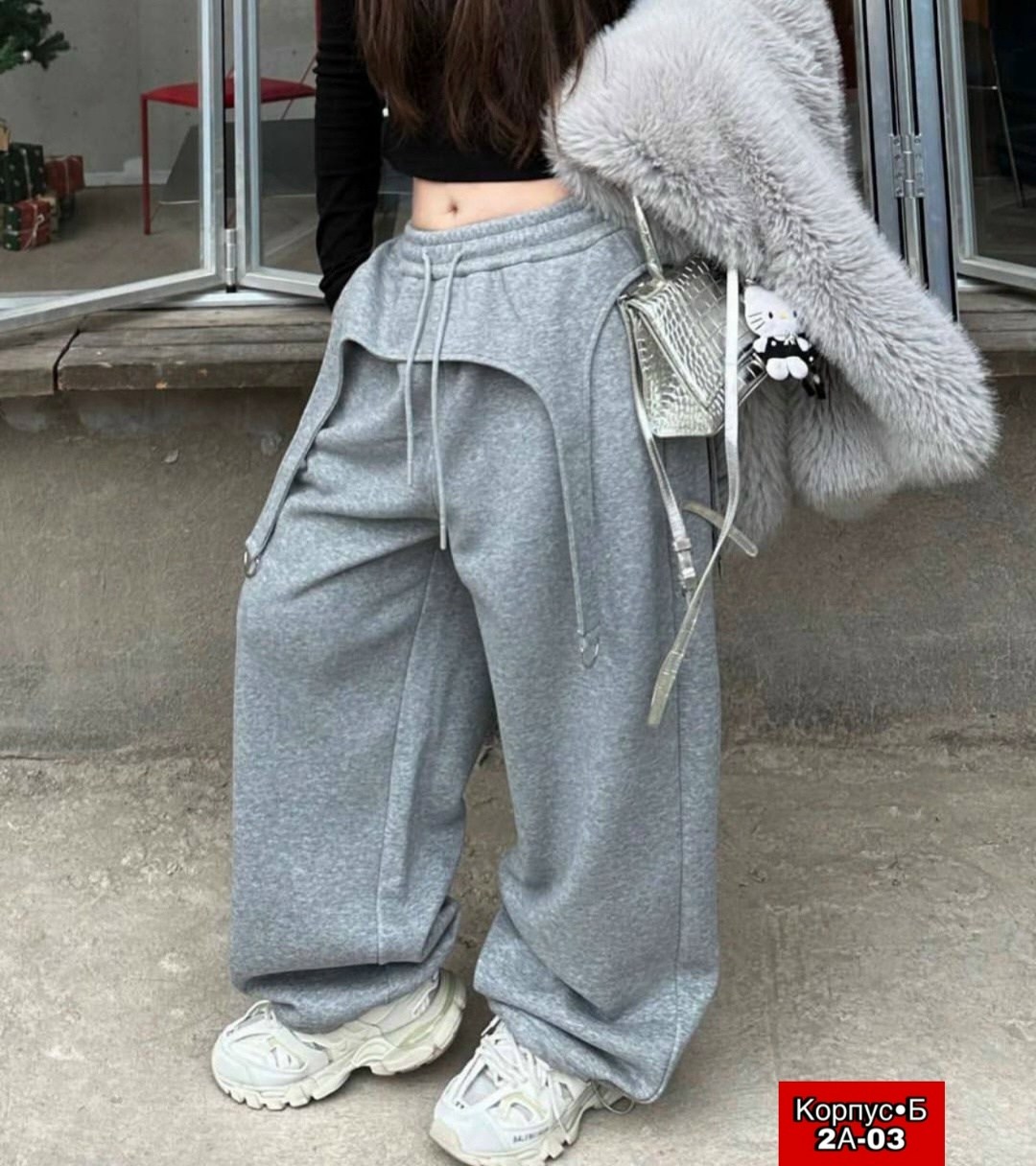 широкие спортивные штаны,женские теплые штаны брюки палаццо спортивные на флисе зимние,брюки палаццо теплый с начесом,серые спортивные штаны,повседневные серые мешковатые спортивные брюки deeptown