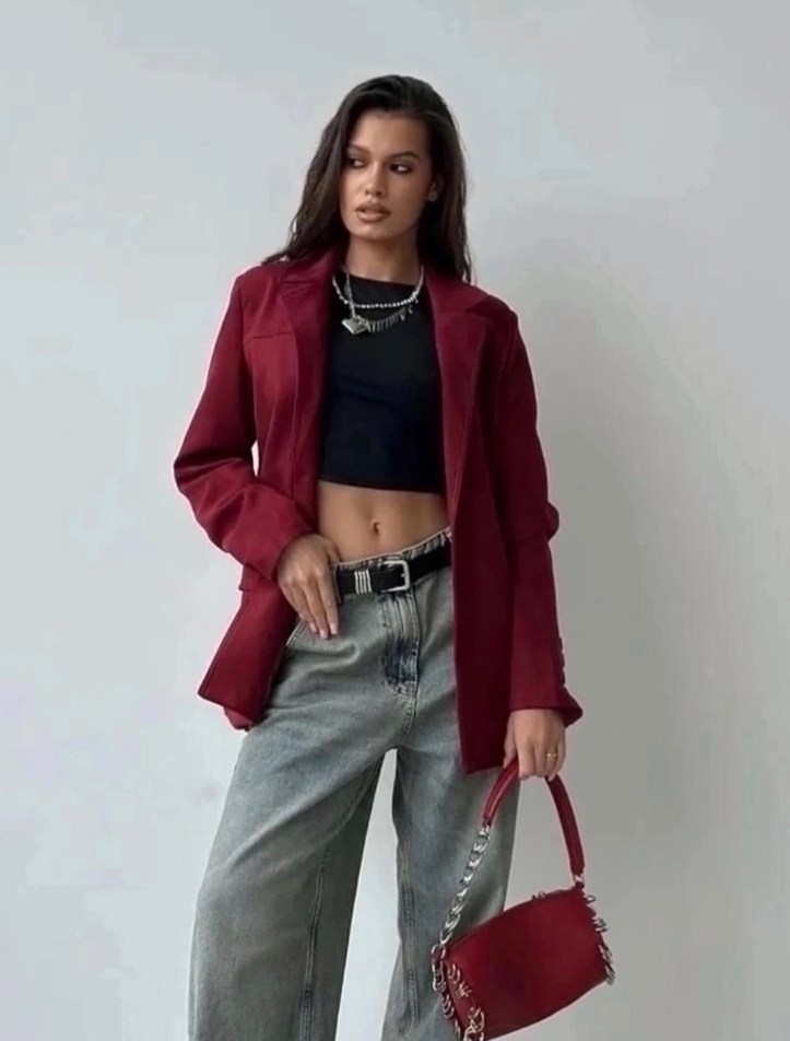 пиджак женский оверсайз,пиджак замшевый удлиненный tizara,пиджак женский,пиджак и жакет,бордовый пиджак