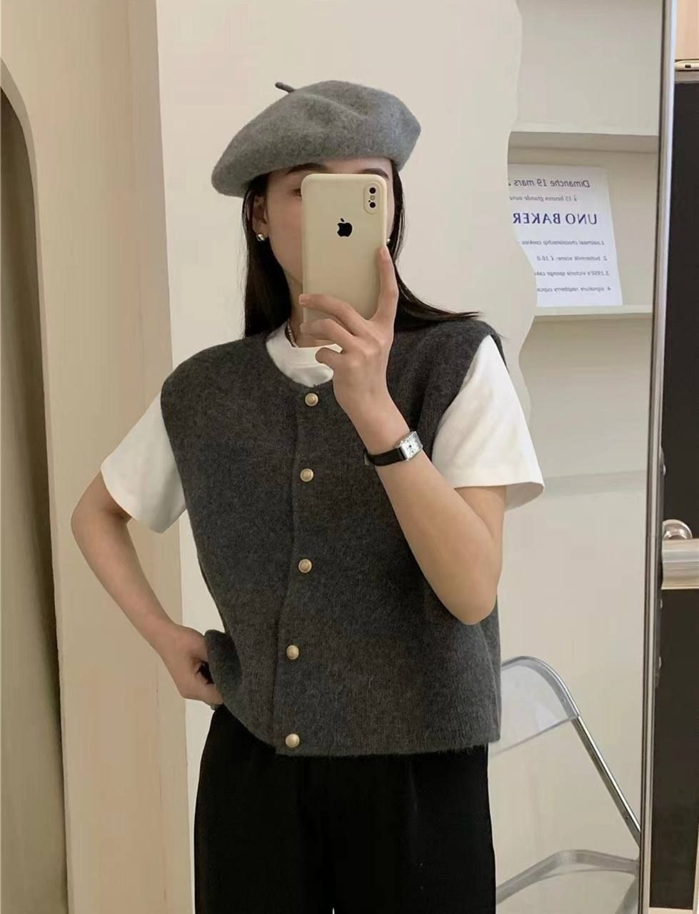 жилет вязаный женский,женский жилет,жилетка женская,вязаный жилет,жилет вязаный женский на пуговицах темно-серый