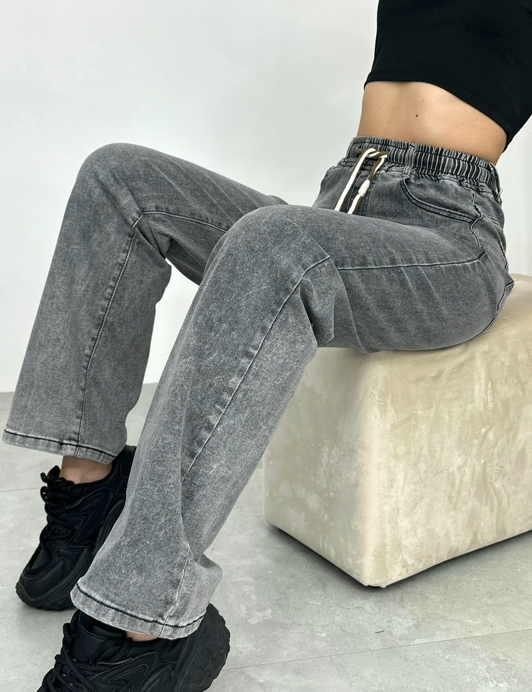 джинсы женские,джинсы,джинсы женские широкие,джинсы широкие,серые джинсы широкие