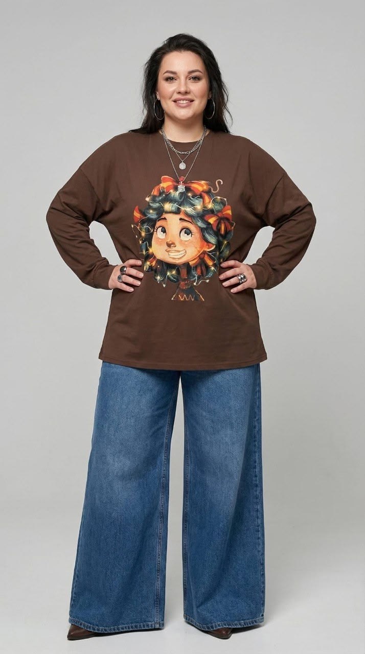 свитшот и брюки,брючный комплект,комплект брючный anastasia 1191.1 темно-синий,костюм комплекты,джемпер свободного силуэта