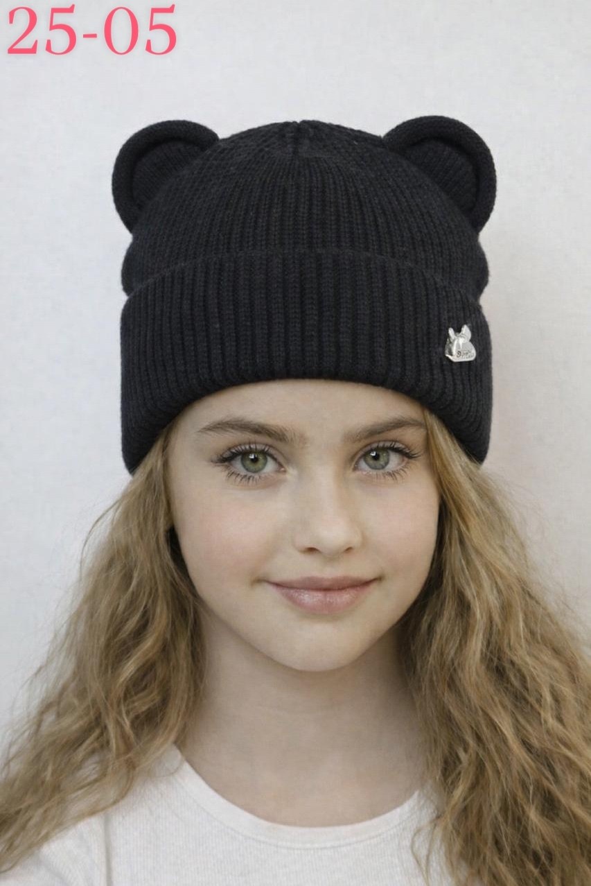 шапка для девочек,вязаная шапочка,шапка для девочки с ушками,детский шапка,розовая шапка