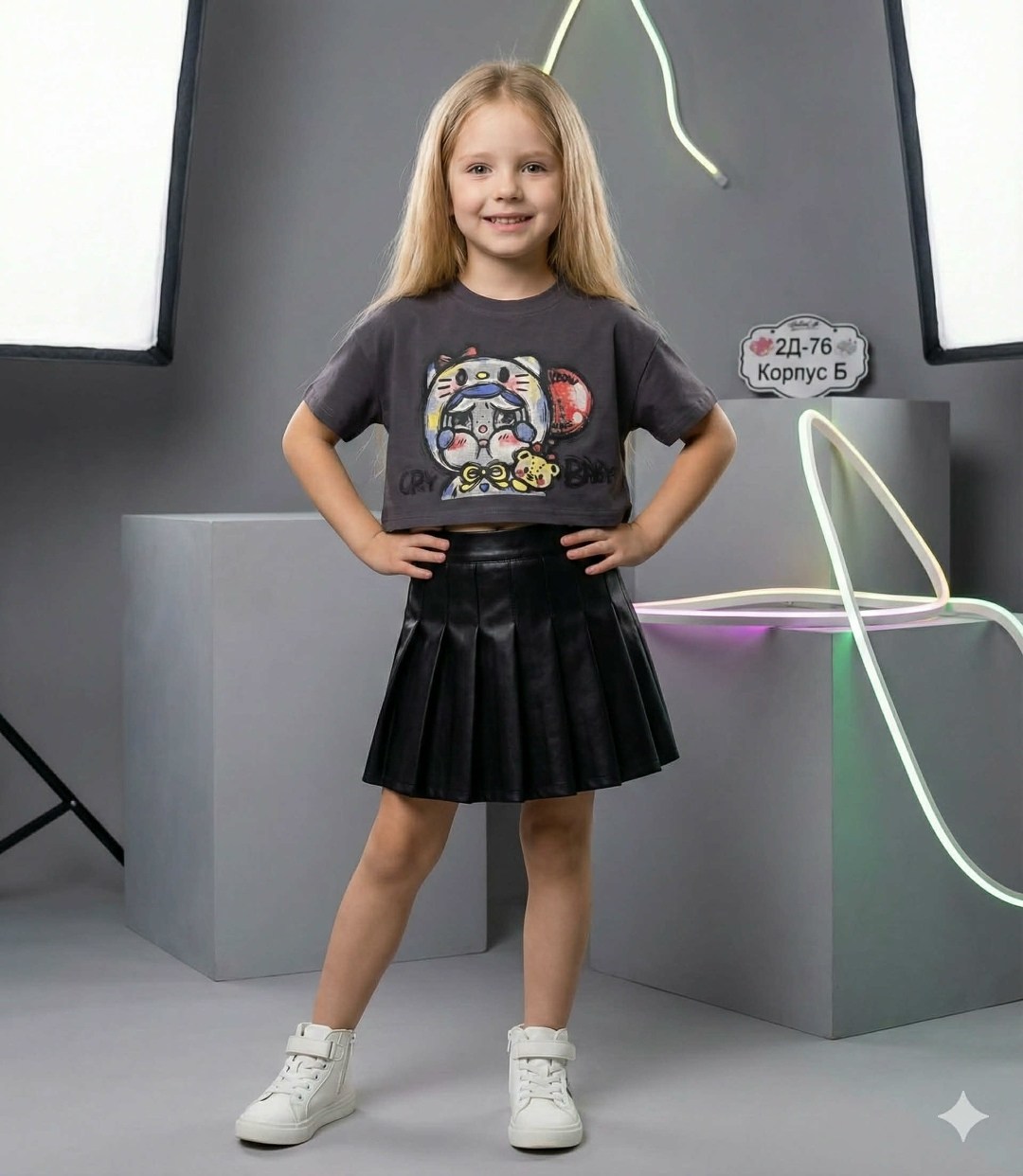 юбка детская deloras 19478j черный,юбка для девочек,черная юбка для девочки,футболки для девочек,юбка для девочки подростка