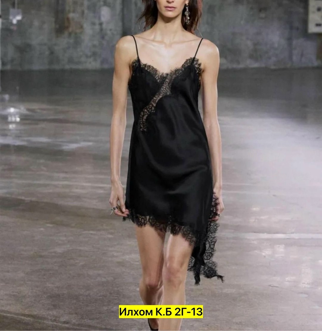 платье-комбинация с кружевом,майка с кружевами,платья шелк с кружевом,топ с кружевом,платье-комбинация с кружевом bnzr-015