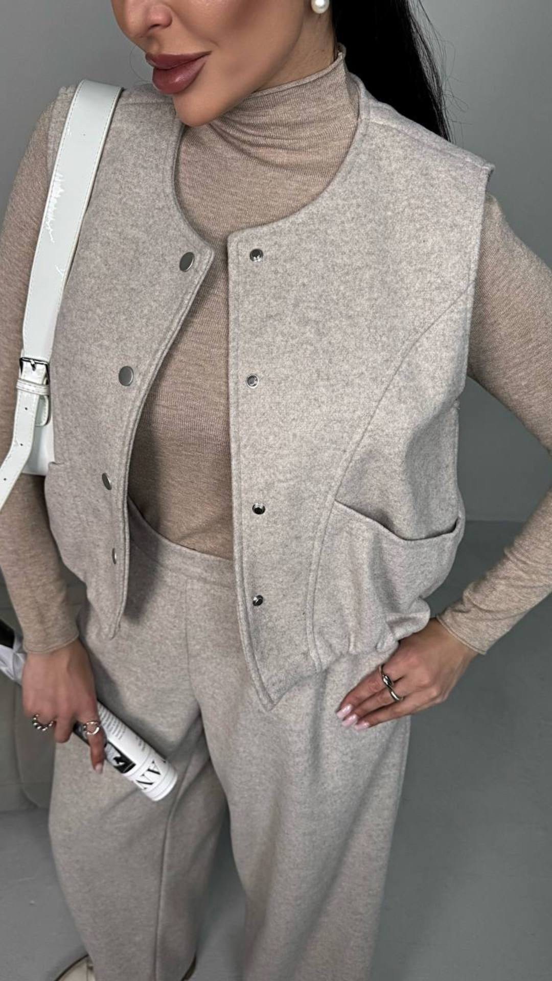брюки с жилетом для женщин,женские жилеты,трикотажные костюмы,брючные женские костюмы,костюм с жилетом и брюками