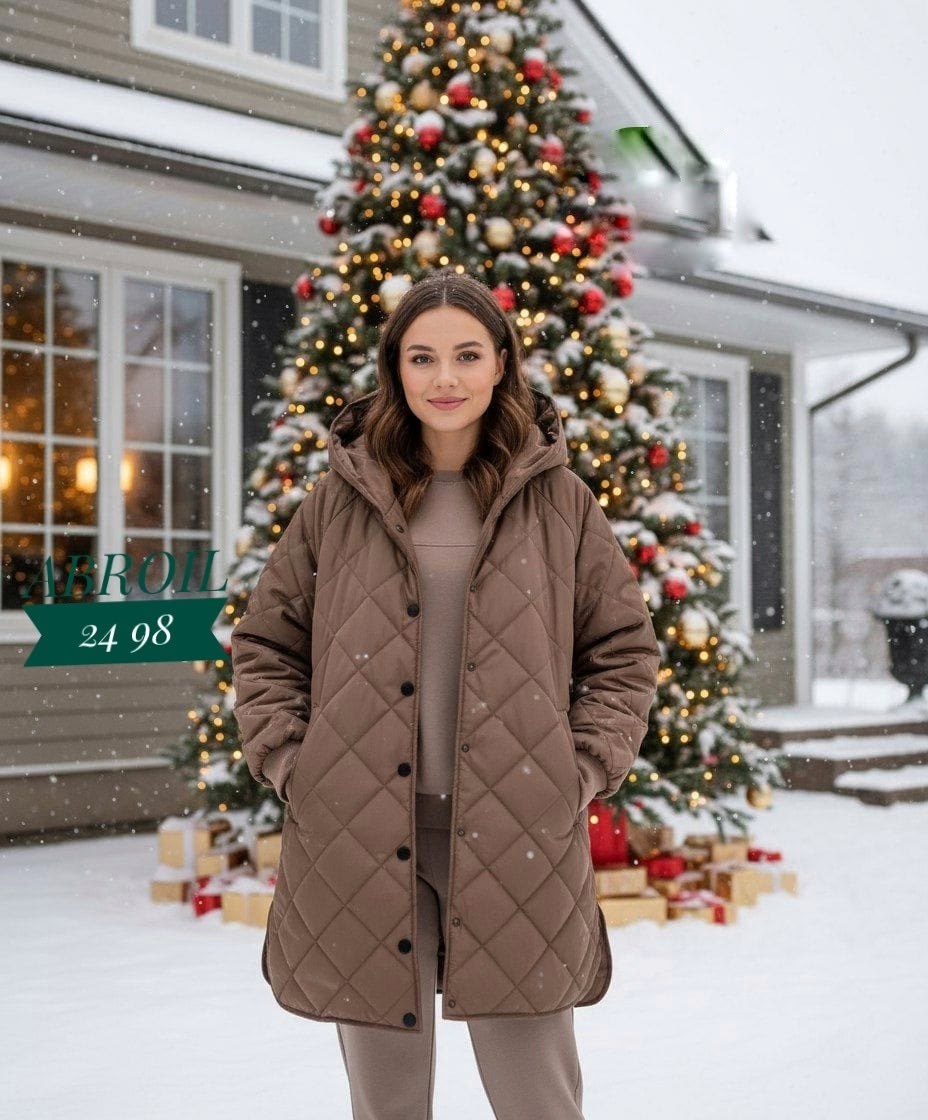 зимнее стеганое пальто,удлиненная куртка,утепленное пальто,стеганое пальто женское,пальто стёганое