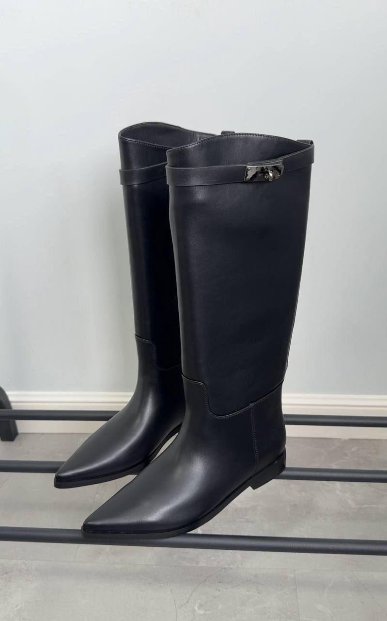 сапоги женские givenchy модель 412327,сапоги,,женские сапоги givenchy кожаные черные,givenchy сапоги